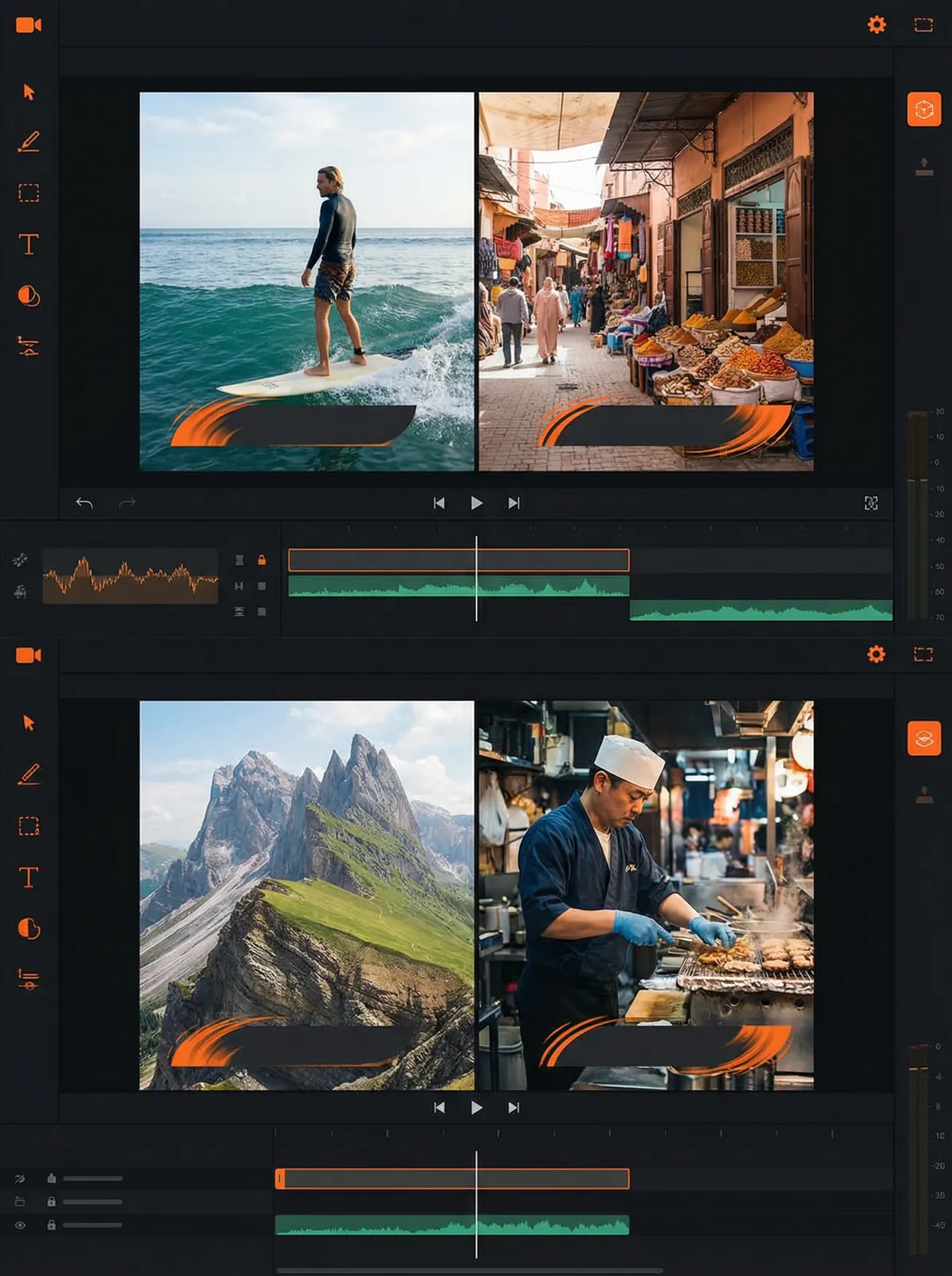 BET体育app Vlog开场模板设计